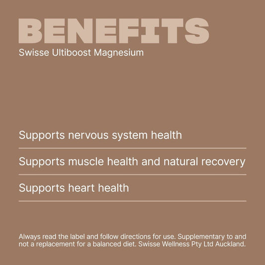 Swisse New Zealand SWISSE ULTIBOOST Magnesium