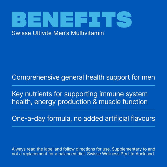 Swisse New Zealand SWISSE ULTIVITE Men's Multivitamin
