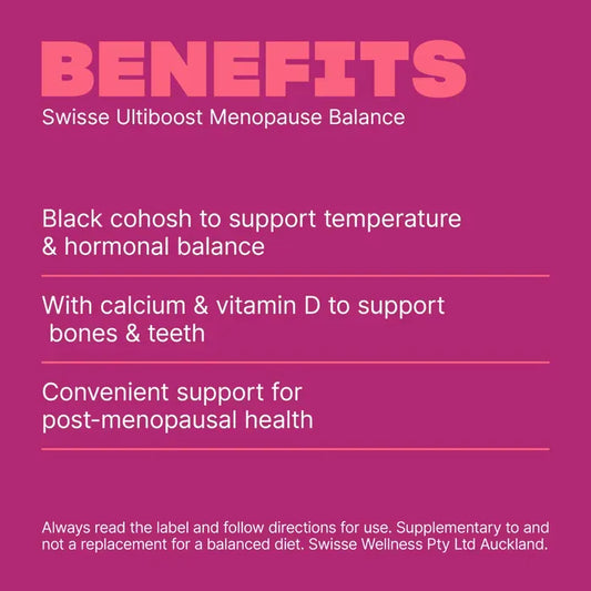 Swisse New Zealand SWISSE ULTIBOOST Menopause Balance
