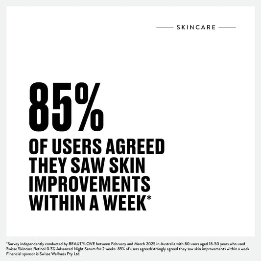 Swisse New Zealand SWISSE SKINCARE Retinol 0.3% Advanced Night Serum