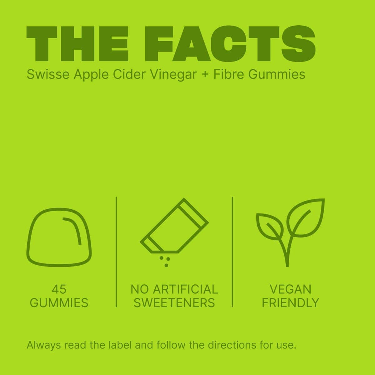 Swisse New Zealand SWISSE Apple Cider Vinegar + Fibre Gummies
