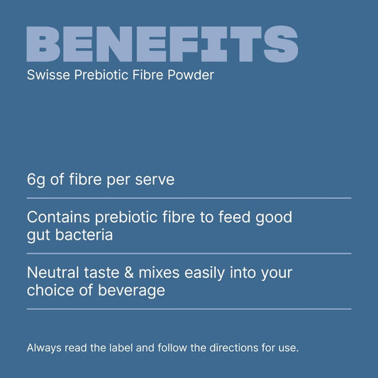 Swisse New Zealand SWISSE Prebiotic Fibre Powder