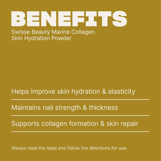 Swisse New Zealand SWISSE BEAUTY Marine Collagen Skin Hydration Unflavoured Powder