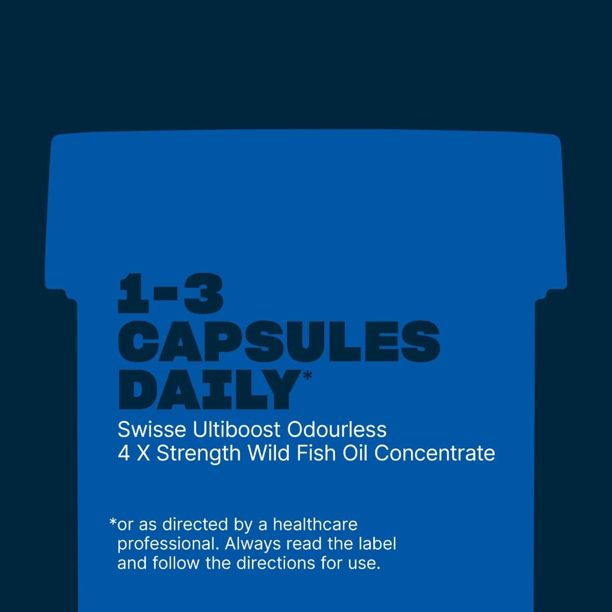 Swisse New Zealand SWISSE ULTIBOOST Odourless 4X Strength Wild Fish Oil Concentrate