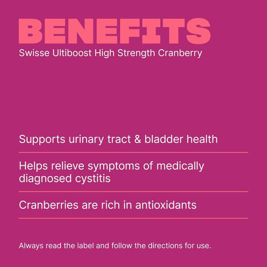 Swisse New Zealand SWISSE ULTIBOOST High Strength Cranberry