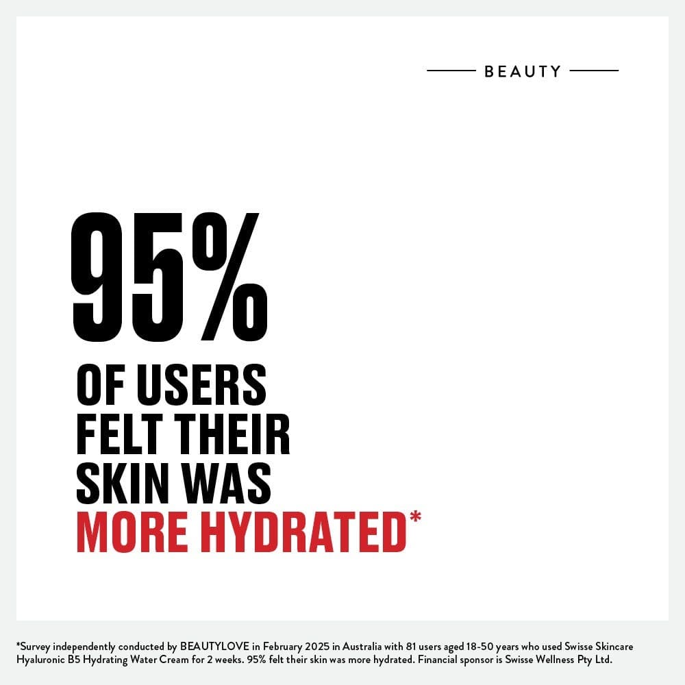 Swisse New Zealand SWISSE SKINCARE Hyaluronic B5 Hydrating Water Cream