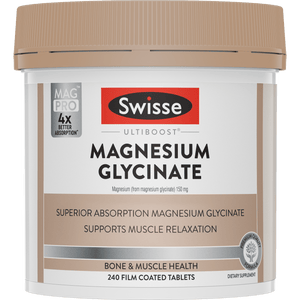 Swisse New Zealand SWISSE ULTIBOOST 240 Tablets Magnesium Glycinate