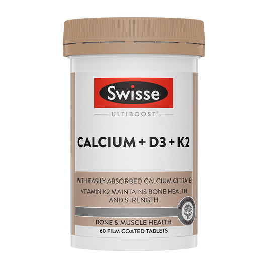 Swisse New Zealand SWISSE ULTIBOOST Calcium + D3 + K2