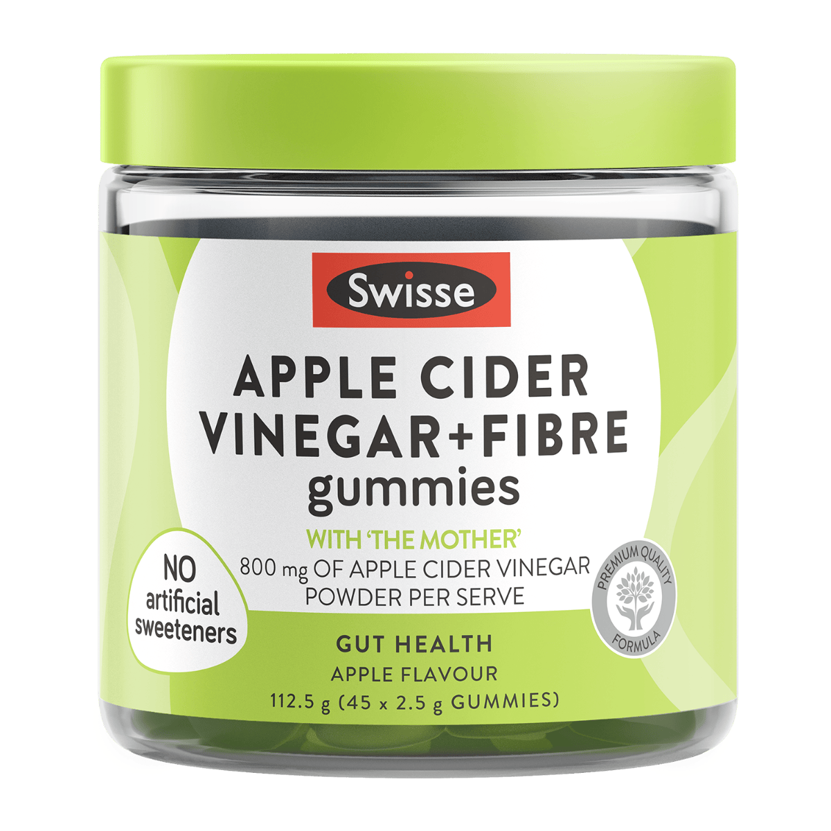 Swisse New Zealand SWISSE Apple Cider Vinegar + Fibre Gummies