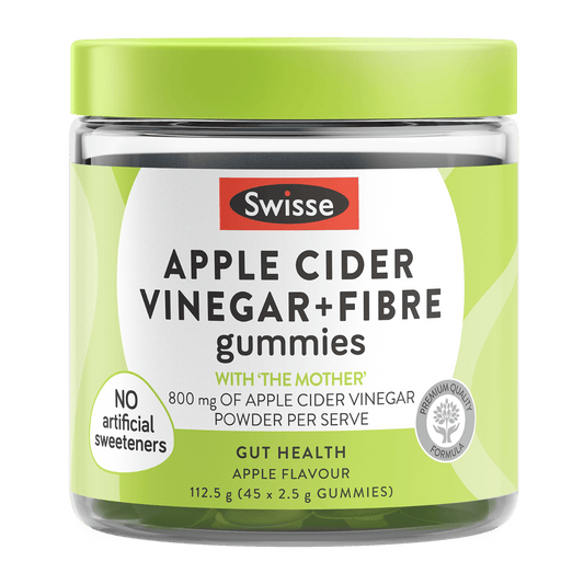Swisse New Zealand SWISSE Apple Cider Vinegar + Fibre Gummies