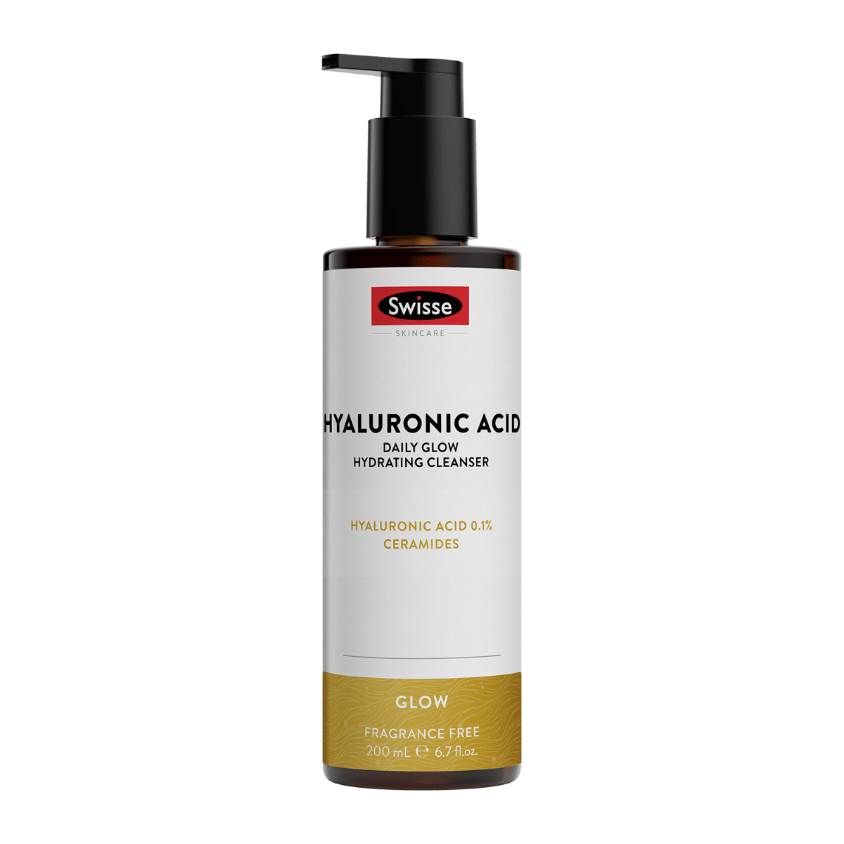 Swisse New Zealand SWISSE SKINCARE Hyaluronic Acid Daily Glow Hydrating Cleanser