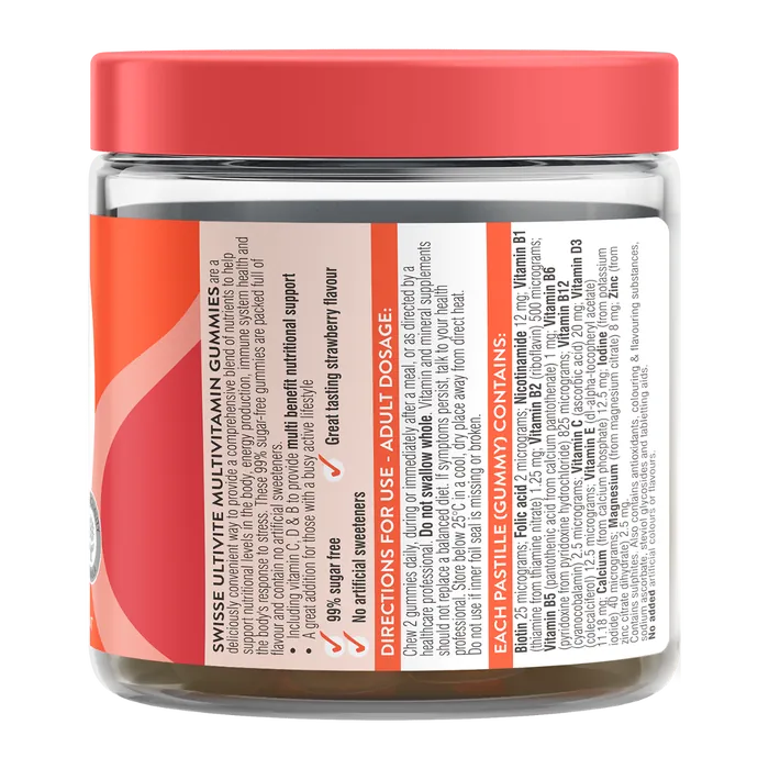 Swisse New Zealand SWISSE ULTIVITE Multivitamin Gummies