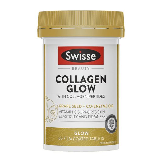 Swisse New Zealand SWISSE BEAUTY 60 Tablets Collagen Glow With Collagen Peptides