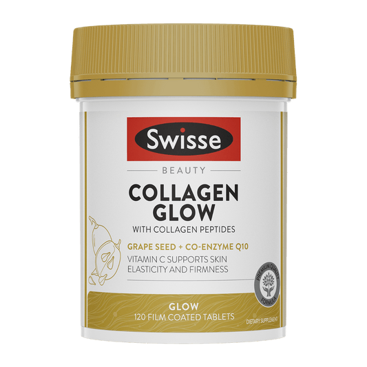Swisse New Zealand SWISSE BEAUTY 120 Tablets Collagen Glow With Collagen Peptides