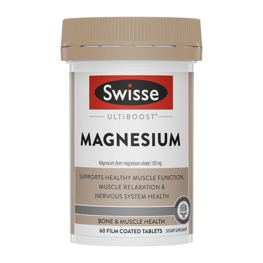 Swisse New Zealand SWISSE ULTIBOOST 60 Tablets Magnesium