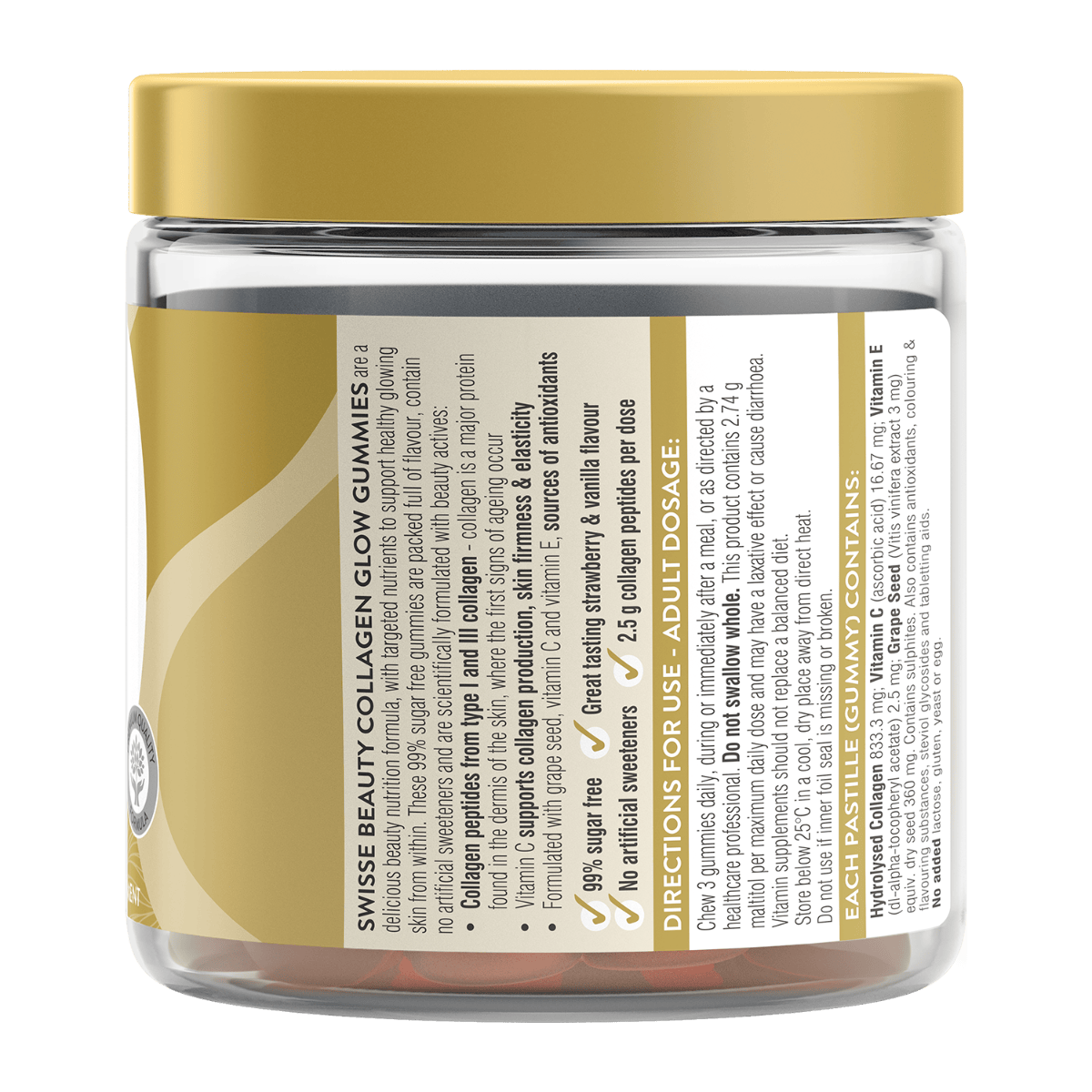 Swisse New Zealand SWISSE BEAUTY Collagen Glow Gummies