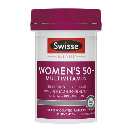 Swisse New Zealand SWISSE ULTIVITE 60 Tablets Women's 50+ Multivitamin