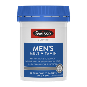 Swisse New Zealand SWISSE ULTIVITE 30 Tablets Men's Multivitamin