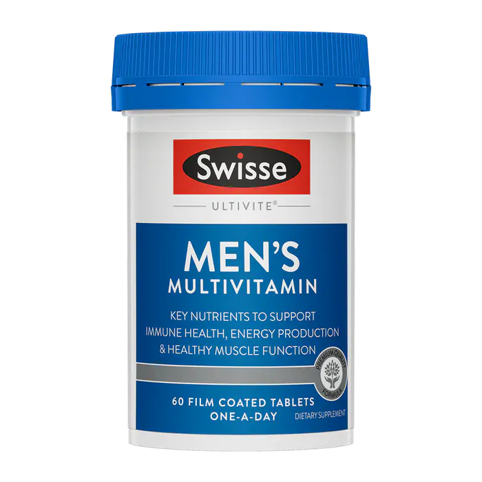 Swisse New Zealand SWISSE ULTIVITE 60 Tablets Men's Multivitamin