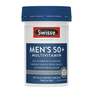 Swisse New Zealand SWISSE ULTIVITE 60 Tablets Men's 50+ Multivitamin