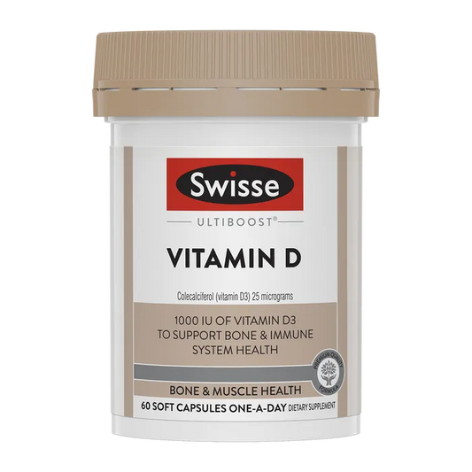 Swisse New Zealand SWISSE ULTIBOOST 60 Soft Capsules Vitamin D