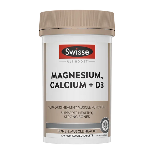 Swisse New Zealand SWISSE ULTIBOOST Magnesium, Calcium + D3