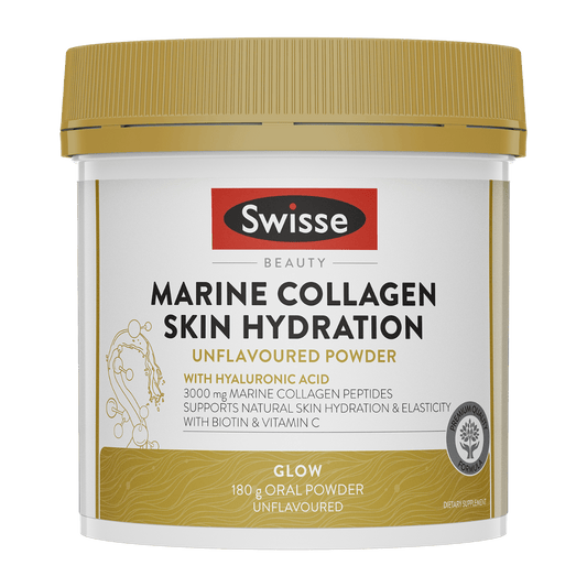 Swisse New Zealand SWISSE BEAUTY Marine Collagen Skin Hydration Unflavoured Powder