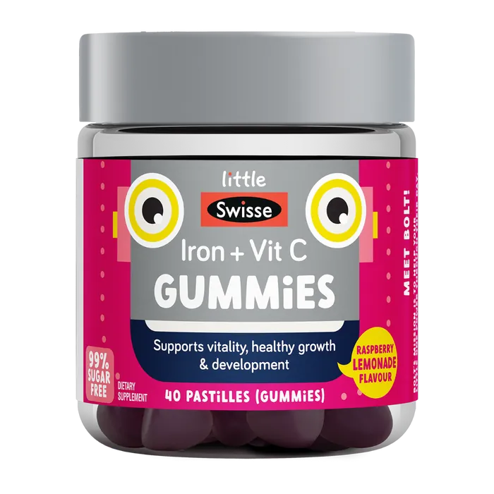 Swisse New Zealand LITTLE SWISSE Iron + Vit C Gummies