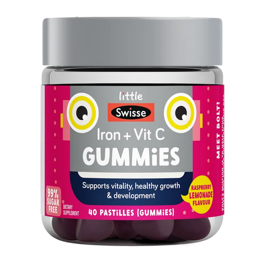 Swisse New Zealand LITTLE SWISSE Iron + Vit C Gummies