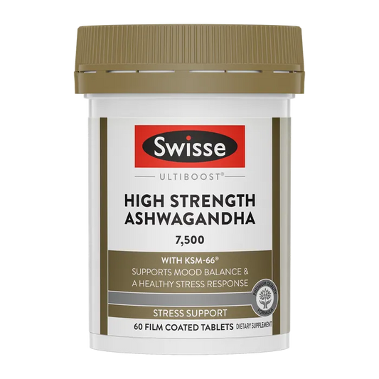 Swisse New Zealand SWISSE ULTIBOOST High Strength Ashwagandha