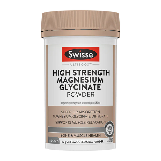 Swisse New Zealand SWISSE ULTIBOOST High Strength Magnesium Glycinate Powder