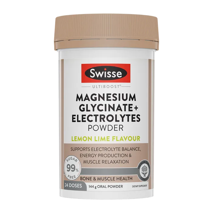 Swisse New Zealand SWISSE ULTIBOOST Magnesium Glycinate + Electrolytes Powder