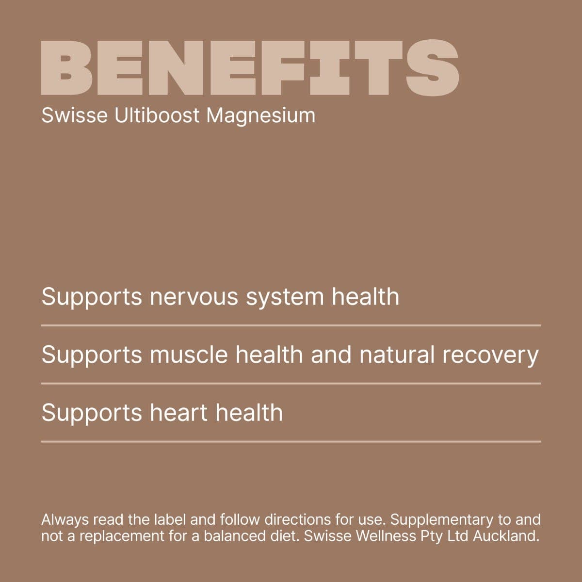 Swisse New Zealand SWISSE ULTIBOOST Magnesium