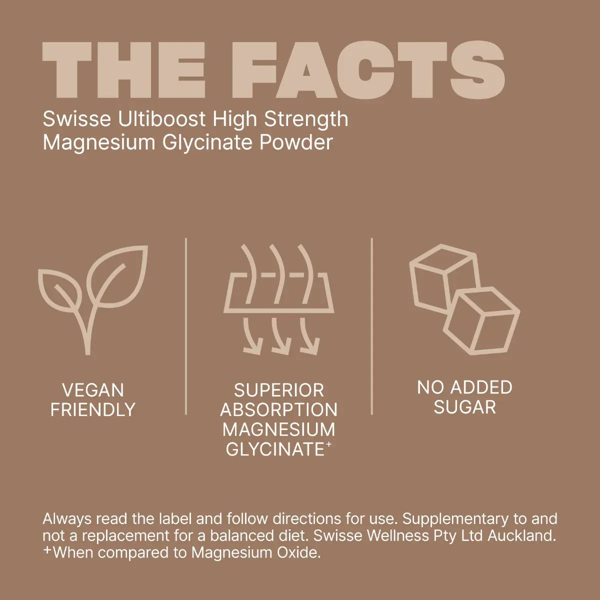 Swisse New Zealand SWISSE ULTIBOOST High Strength Magnesium Glycinate Powder