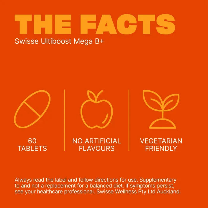 Swisse New Zealand SWISSE ULTIBOOST Mega B+