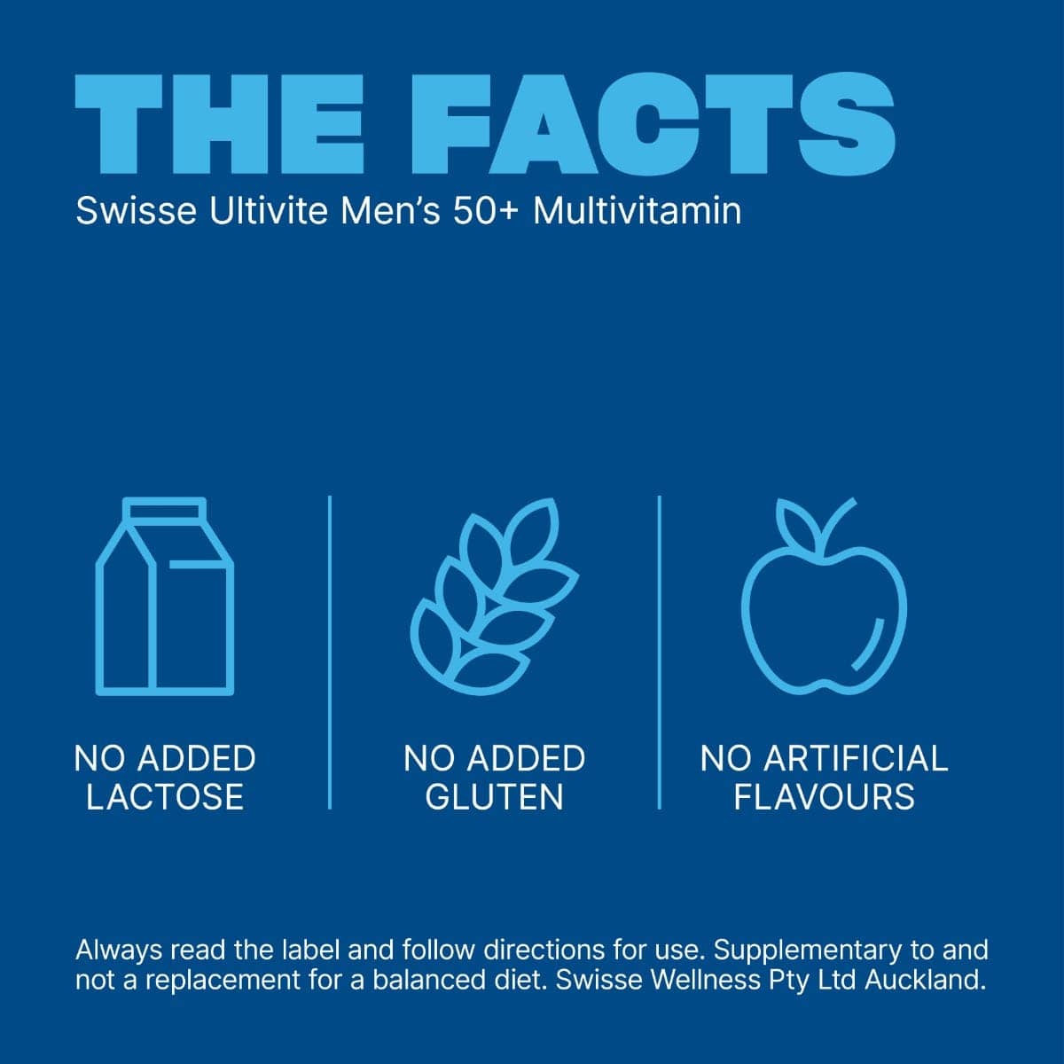 Swisse New Zealand SWISSE ULTIVITE Men's 50+ Multivitamin