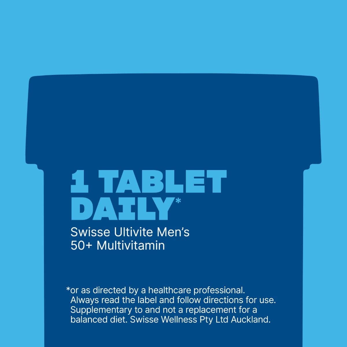 Swisse New Zealand SWISSE ULTIVITE Men's 50+ Multivitamin