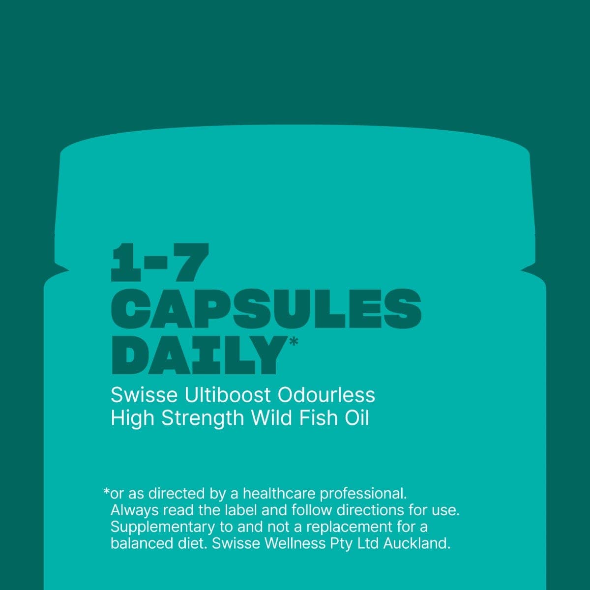 Swisse New Zealand SWISSE ULTIBOOST Odourless High Strength Wild Fish Oil