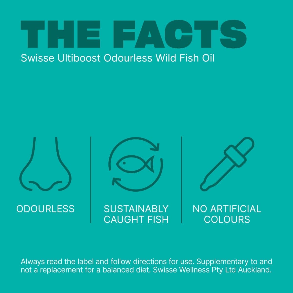 Swisse New Zealand SWISSE ULTIBOOST Odourless Wild Fish Oil
