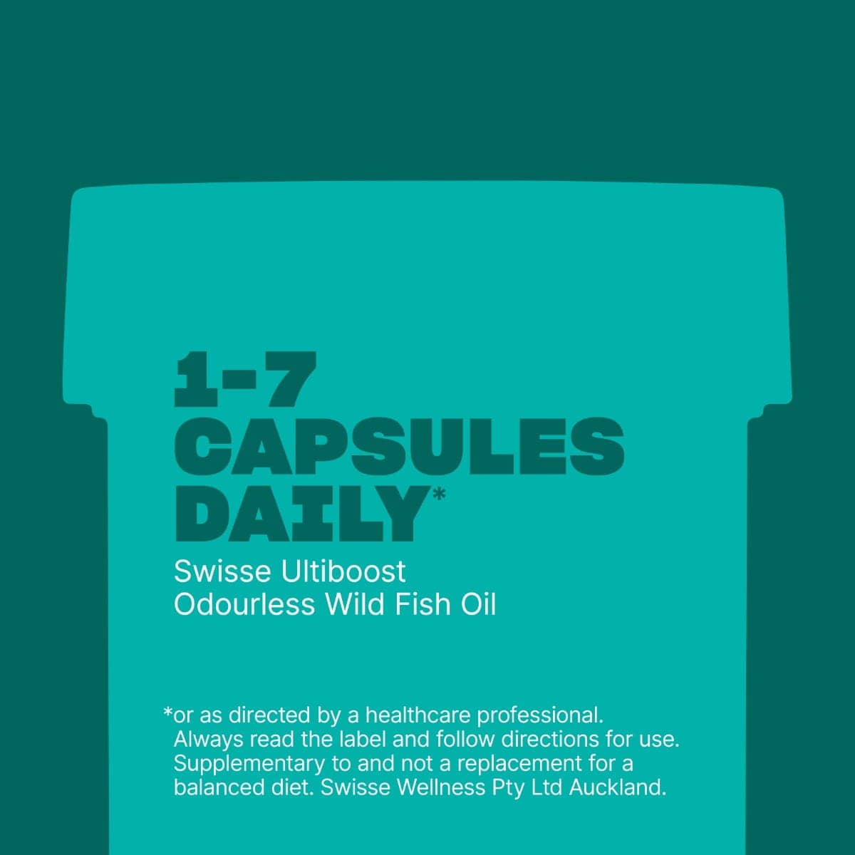 Swisse New Zealand SWISSE ULTIBOOST Odourless Wild Fish Oil