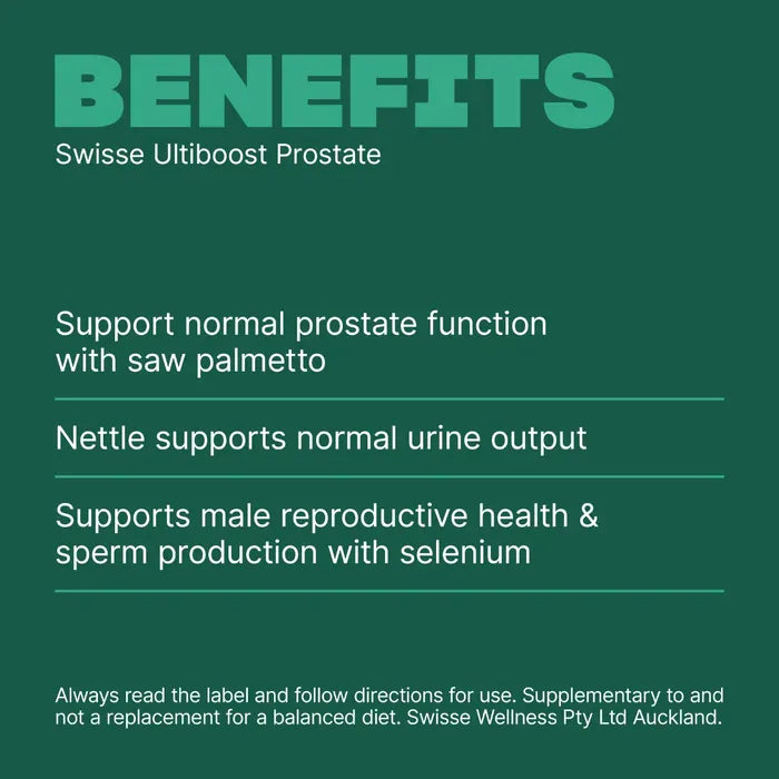 Swisse New Zealand SWISSE ULTIBOOST Prostate