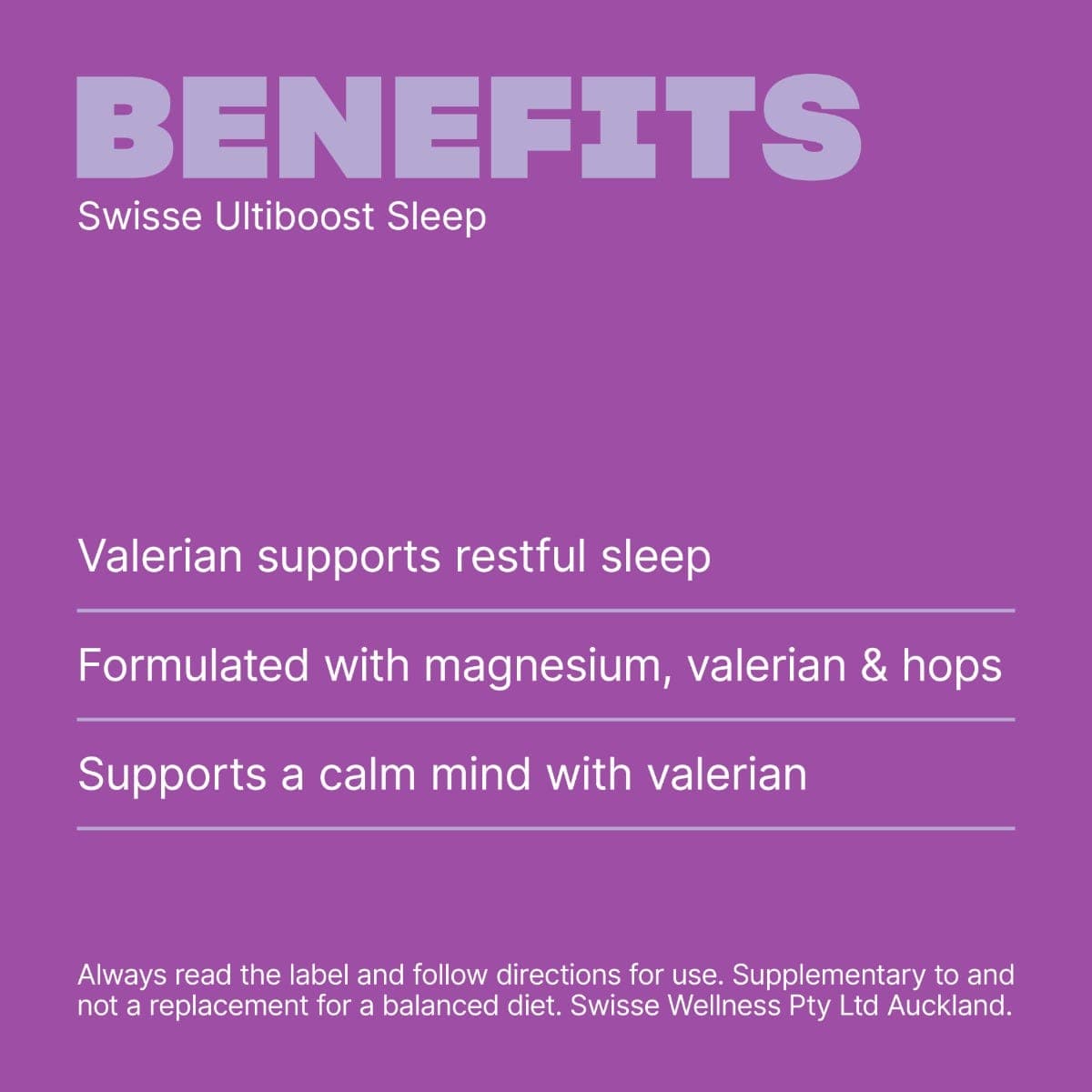 Swisse New Zealand SWISSE ULTIBOOST Sleep