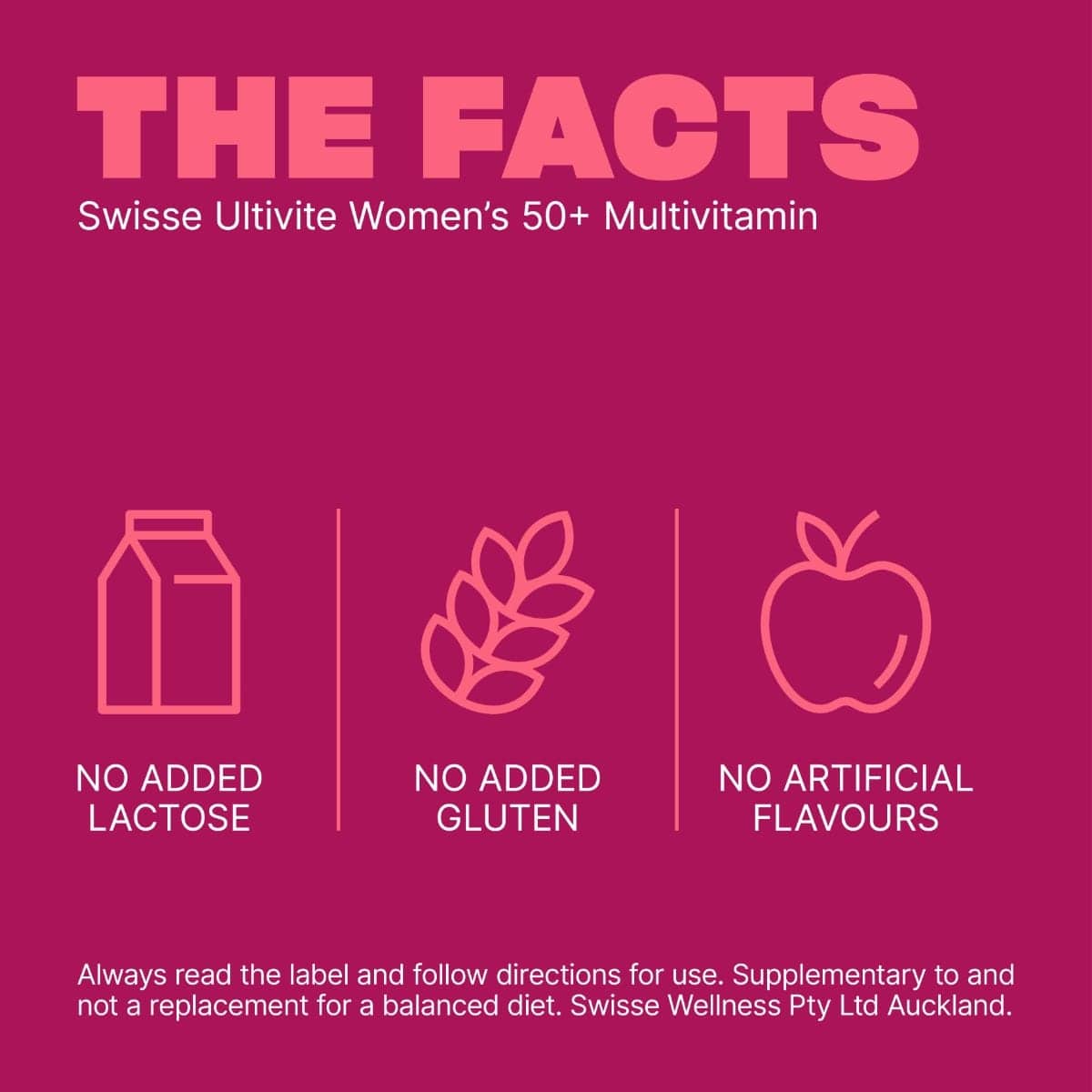 Swisse New Zealand SWISSE ULTIVITE Women's 50+ Multivitamin