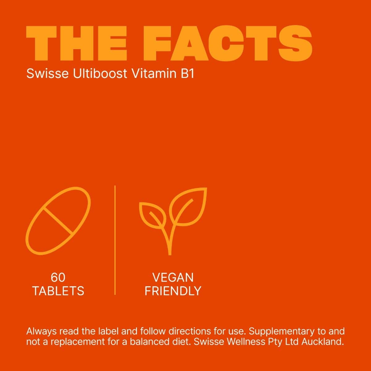 Swisse New Zealand SWISSE ULTIBOOST Vitamin B1