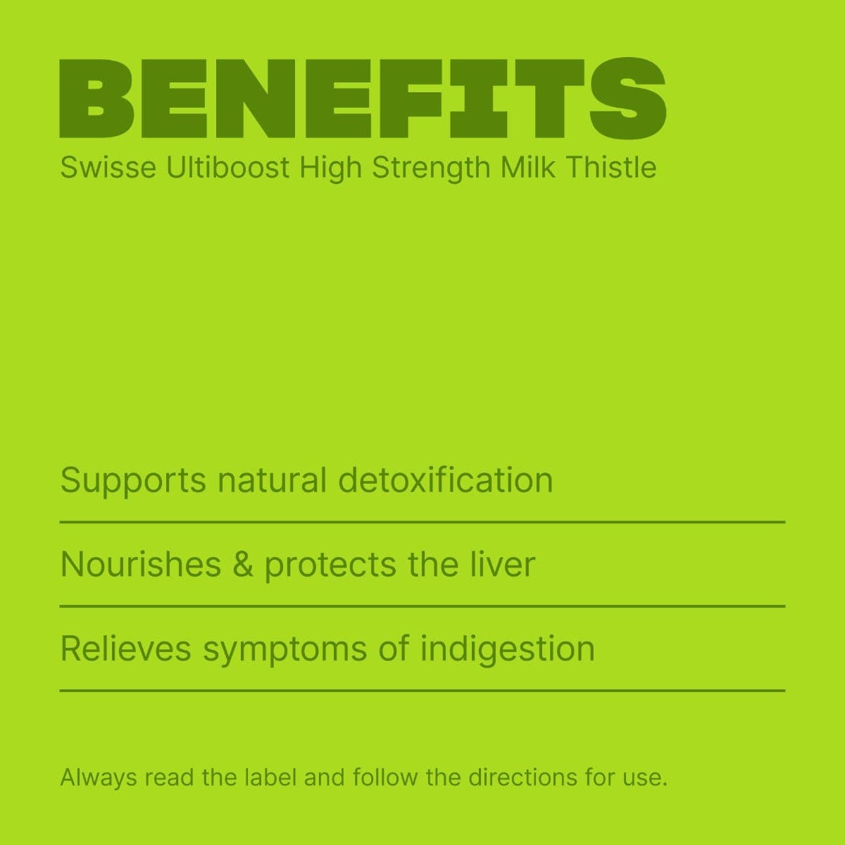 Swisse New Zealand SWISSE ULTIBOOST High Strength Milk Thistle