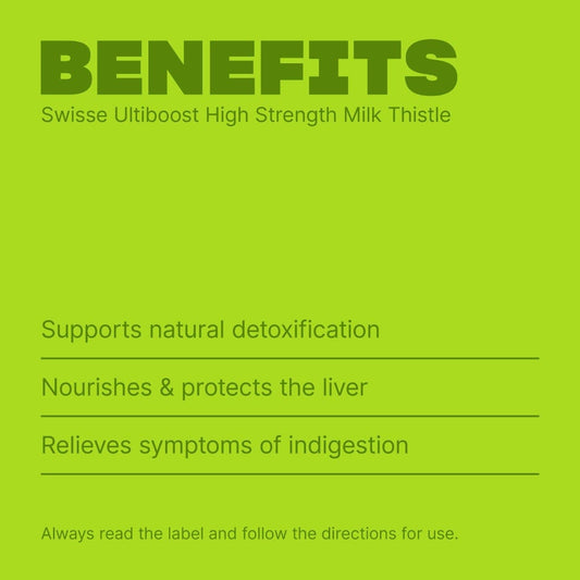 Swisse New Zealand SWISSE ULTIBOOST High Strength Milk Thistle
