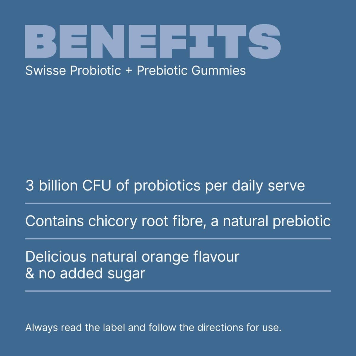 Swisse New Zealand SWISSE Probiotic + Prebiotic Gummies