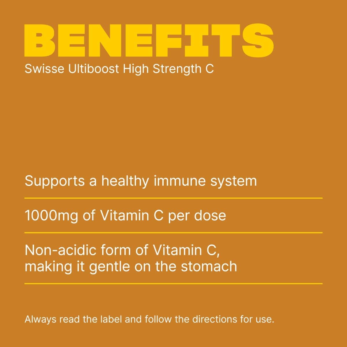 Swisse New Zealand SWISSE ULTIBOOST High Strength C