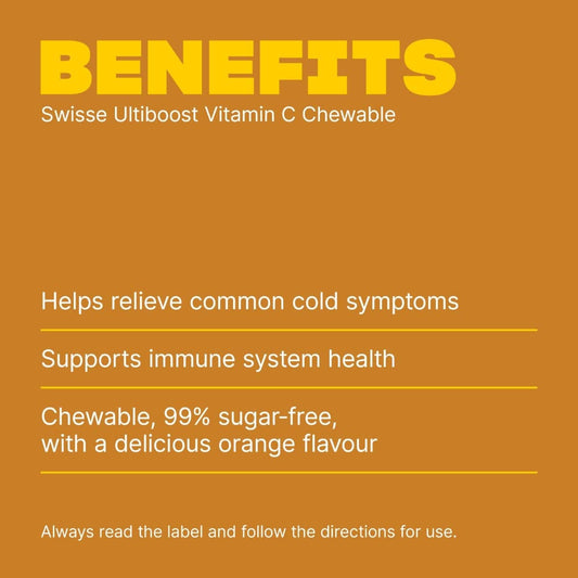Swisse New Zealand SWISSE ULTIBOOST Vitamin C Chewable