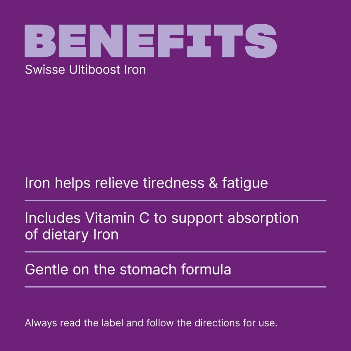 Swisse New Zealand SWISSE ULTIBOOST Iron